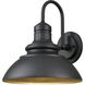 Adda LED 12.1 inch Powder Coated Black Outdoor Wall Sconce